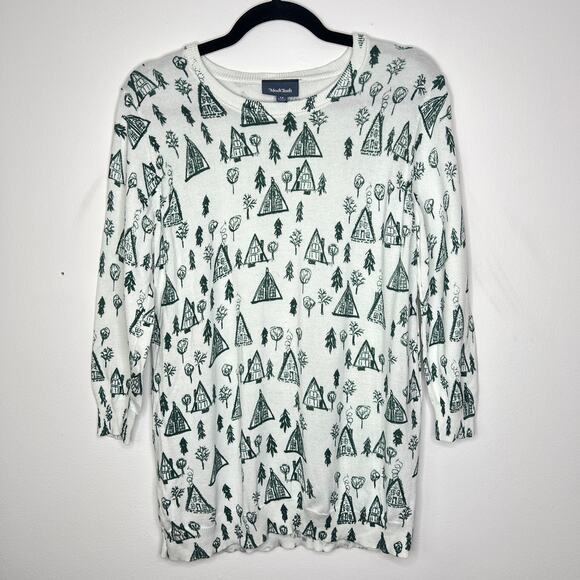 Womans ModCloth Log Cabin Holiday Sweater Size 1X - Picture 1 of 11